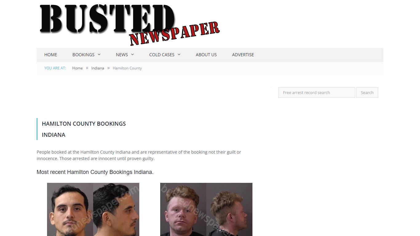 Hamilton County, IN Mugshots - BUSTEDNEWSPAPER.COM